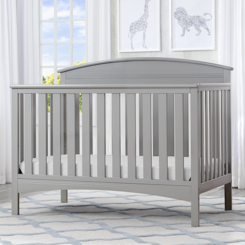 delta grey crib
