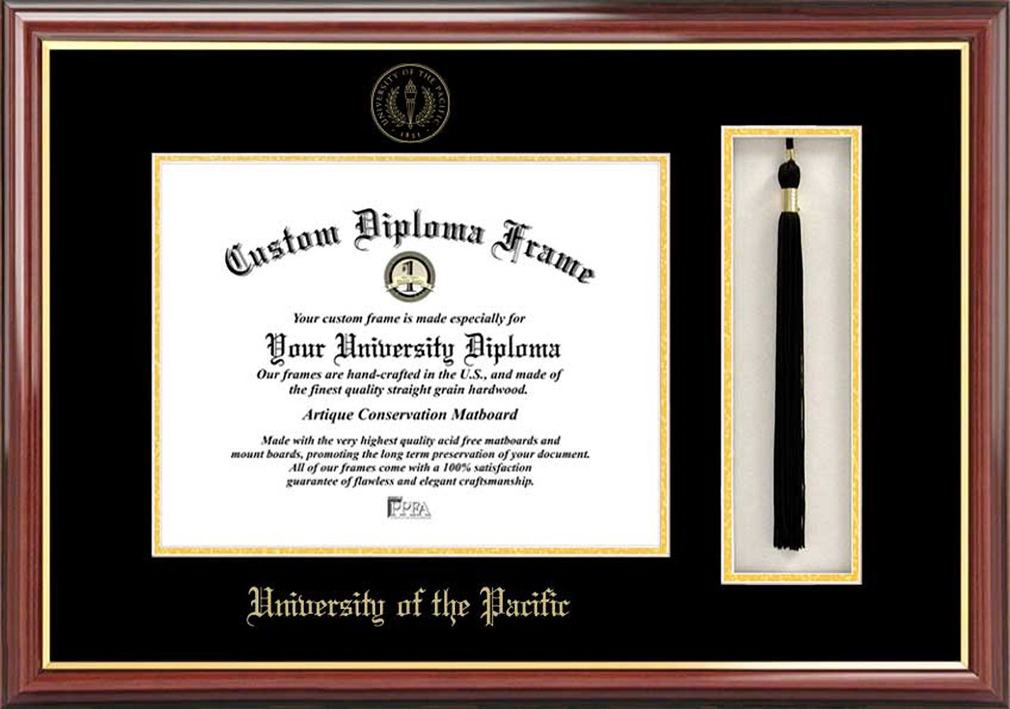 Diploma Frame Deals University Of The Pacific Petite Tassel Diploma Picture Frame Wayfair