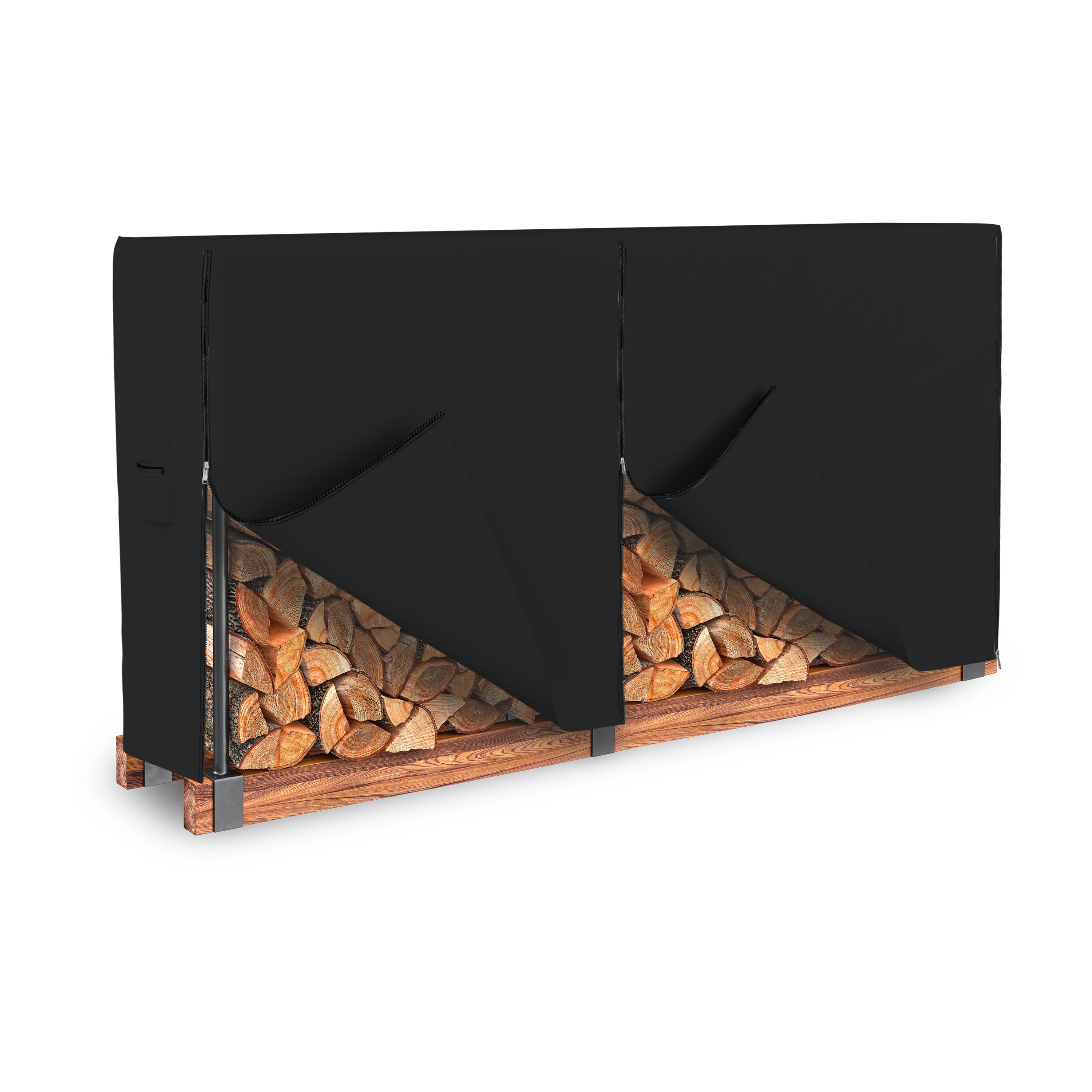 Arlmont & Co. Outdoor Firewood Log Rack Cover 100 Waterproof Heavy