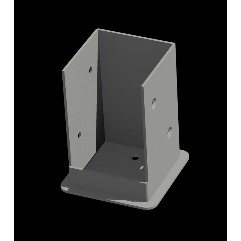 New England Arbors Bolt Down Bracket Kit For 5 X 5 Pergola Posts Hardware Reviews Wayfair