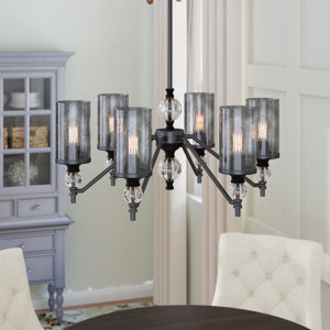 Benton Harbor 6-Light Shaded Chandelier