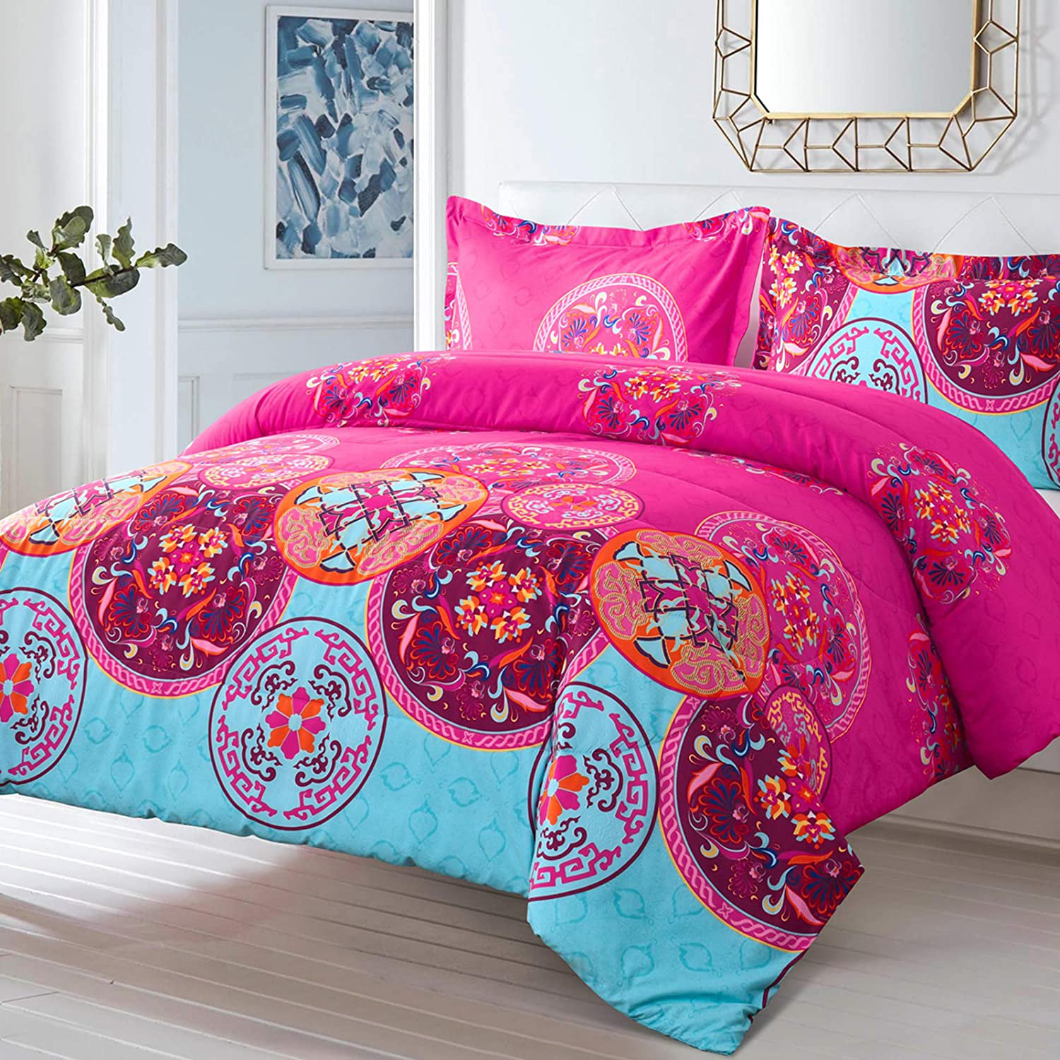 Bungalow Rose Figlia Red/Pink/Blue 