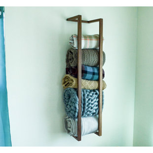 hanging blanket shelf