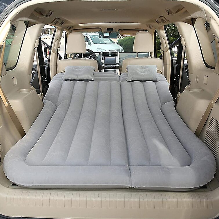 Inflatable Bed Mattress Car SUV Back Seat Sleeping Camping Bed With Air Pump NEW 