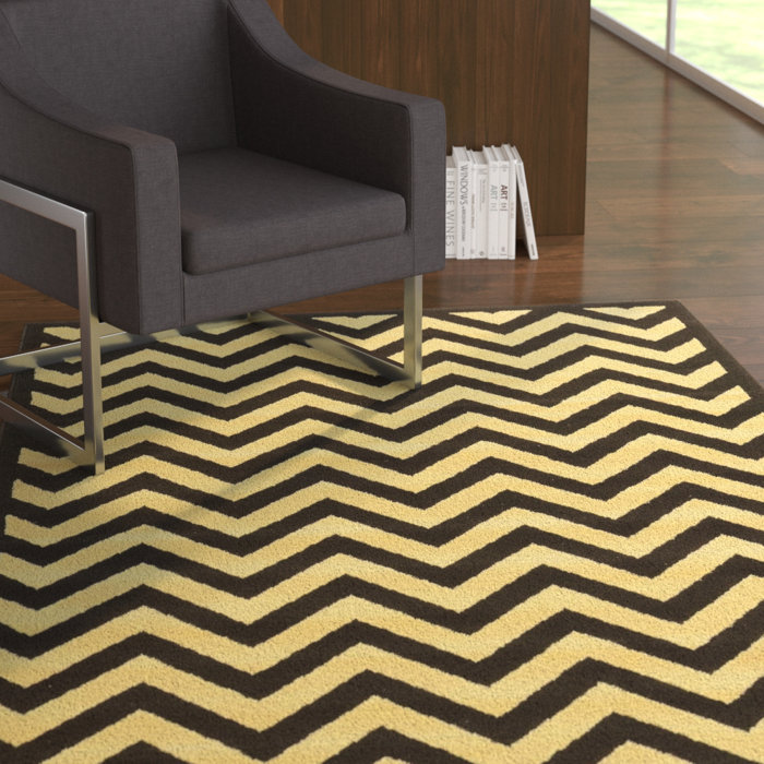 Bruns Black White Chevron Rug Bruns Black White Chevron Rug