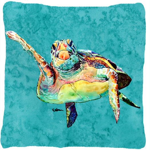 Zoomie Kids Koda Turtle Indoor Outdoor Throw Pillow Wayfair