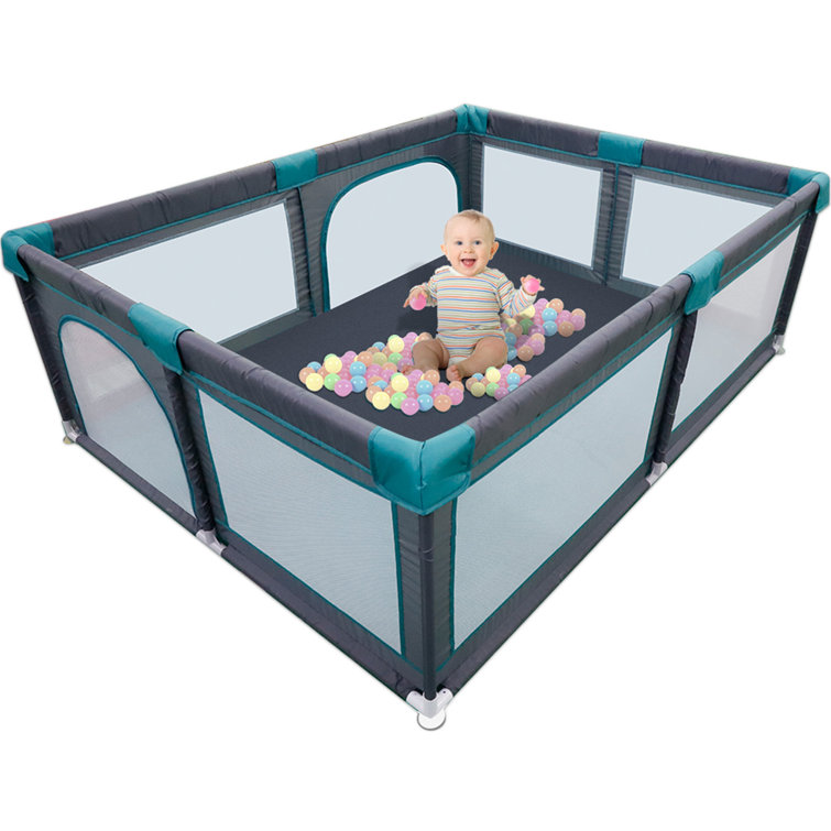 Sztara 79inch Baby Playpen Play Yards With Gates Indoor Outdoor Toddler Activity Center With Anti Slip Base Safety Playpen For Infant Boy Girl Gift Wayfair