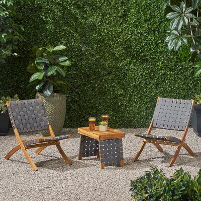Reavis 3 Piece Seating Group Millwood Pines