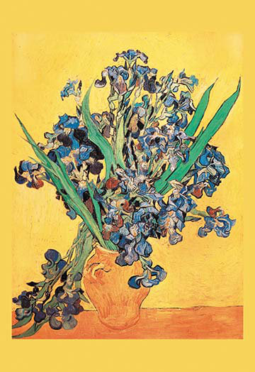 Buyenlarge Vase Avec Irises By Vincent Van Gogh Painting Print