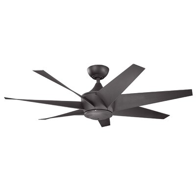 Latitude Run 54 Amata 7 Blade Outdoor Ceiling Fan Finish