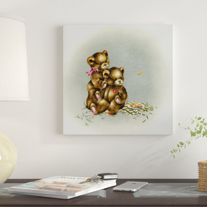 Winston Porter Teddy Bears Picnic 1 Acrylic Painting Print On