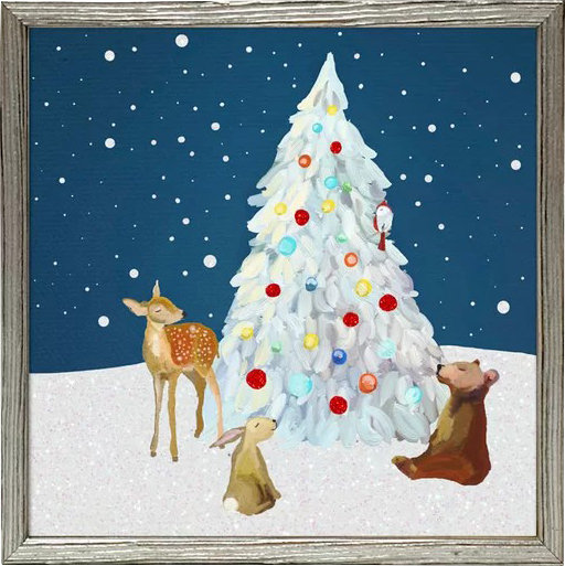 The Holiday Aisle Holiday Winter Wonderland Tree With Friends