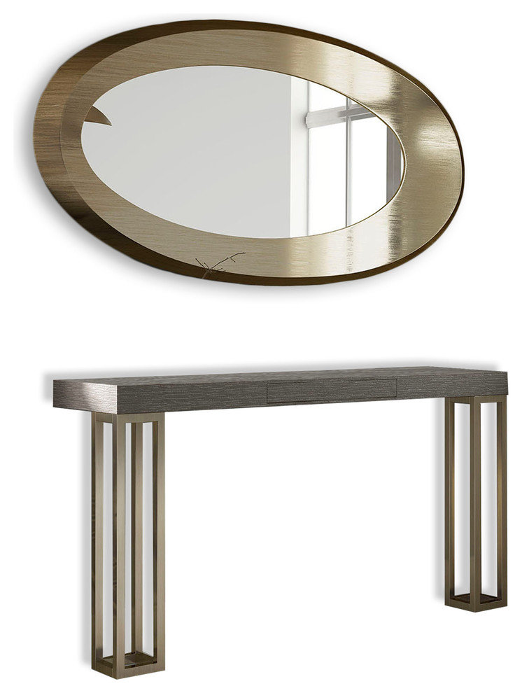 Saybrook Console Table And Mirror Set Saybrook Console Table And Mirror Set