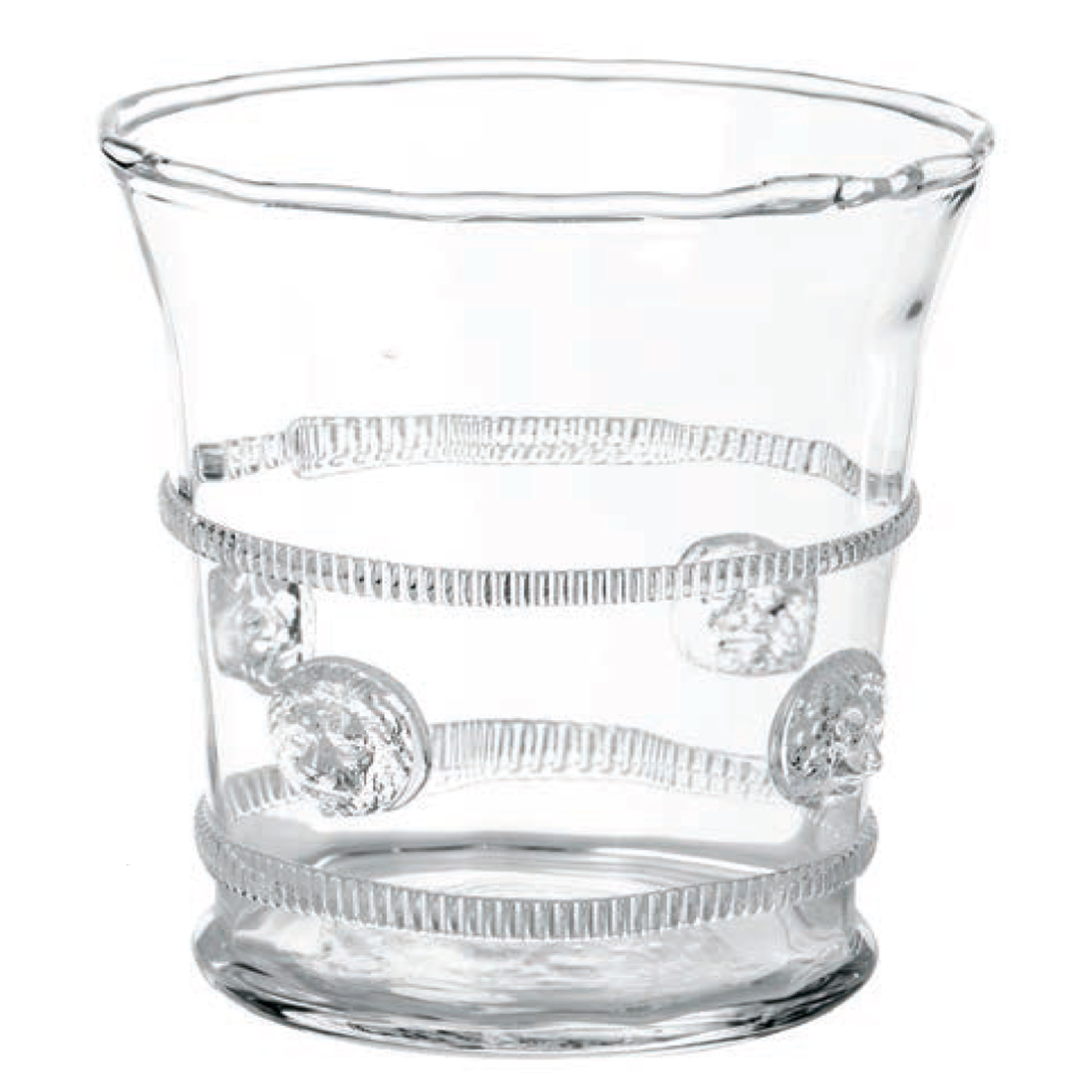 large glass ice bucket