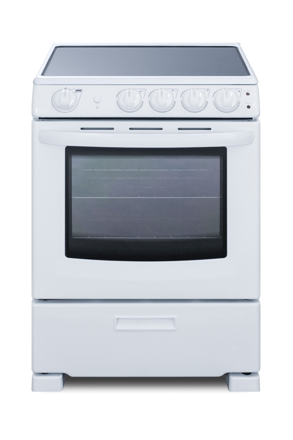 Summit Appliance Smooth Top Slide In Look 24 2 9 Cu Ft Freestanding Electric Range Reviews Wayfair