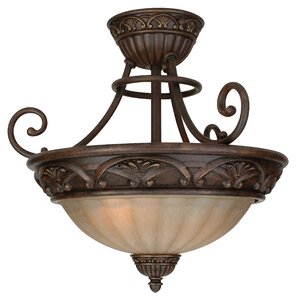 Snodgrass 3-Light Semi Flush Mount