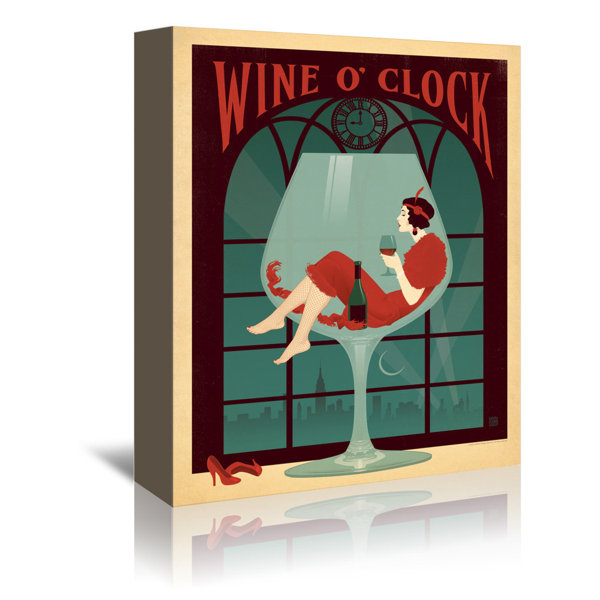 ITS Wine OCLOCK OH LOOK Magnet Kitchen Hook