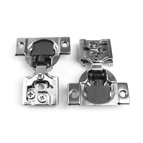 95 deg open TH048A SOFT CLOSE HINGES W/PLATES 5/8" PAIR OF DTC FULL OVERLAY 