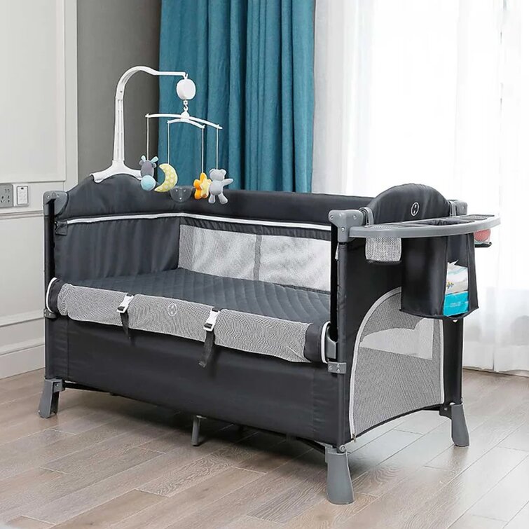 Morinome Newborn Upholstered Crib & Reviews | Wayfair