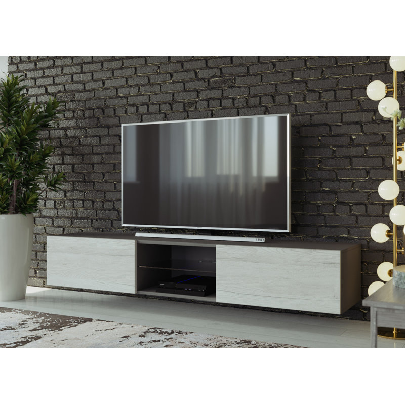 >Orren Ellis Pothos Floating Tv Stand For Tvs Up To 88 Reviews Wayfair