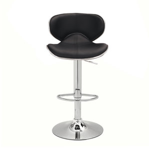 Adjustable Height Swivel Bar Stool (Set of 2) by Adeco Trading