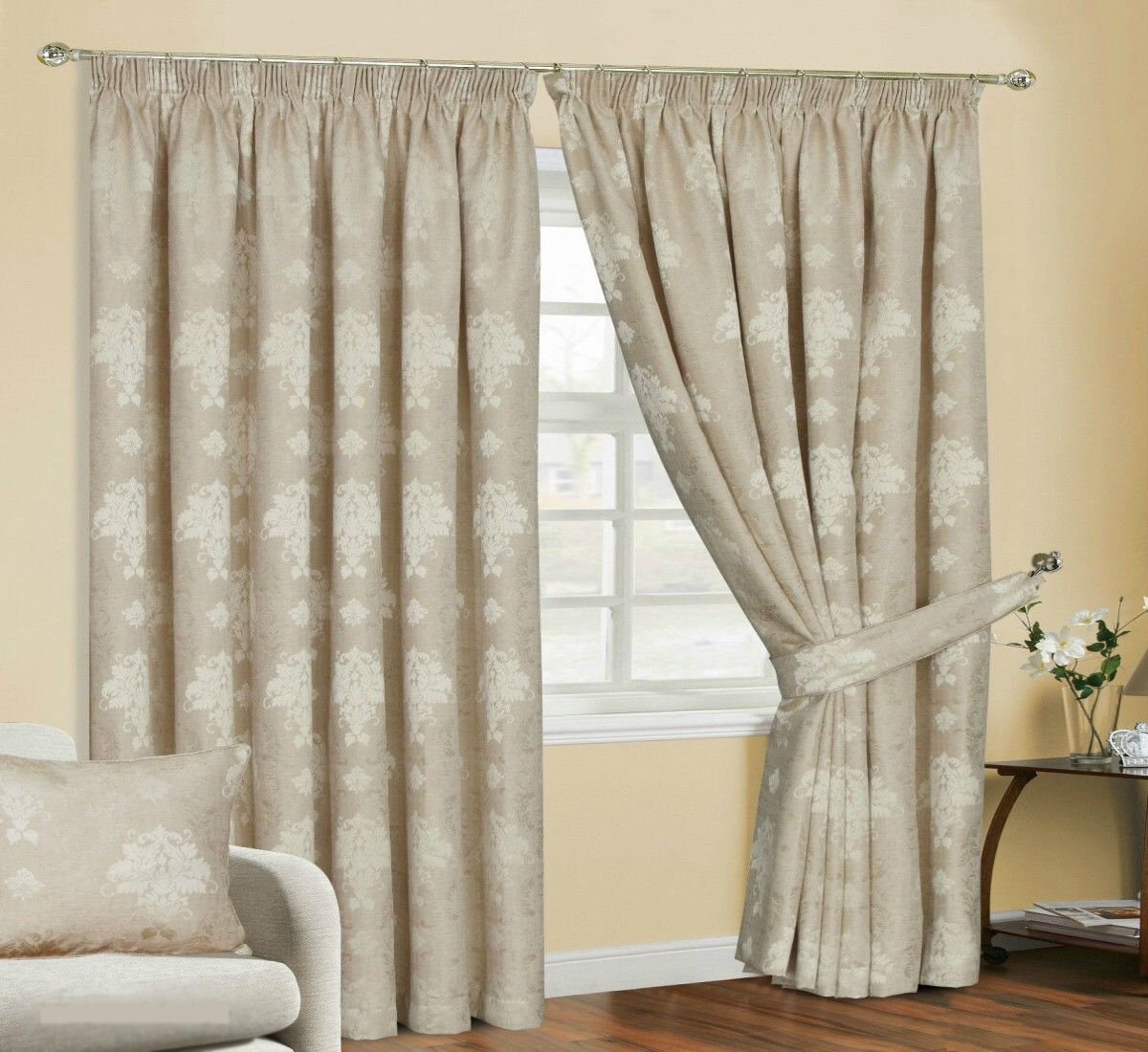 Textile Home Virgina Pencil Pleat Room Darkening Thermal Curtains Reviews Wayfaircouk