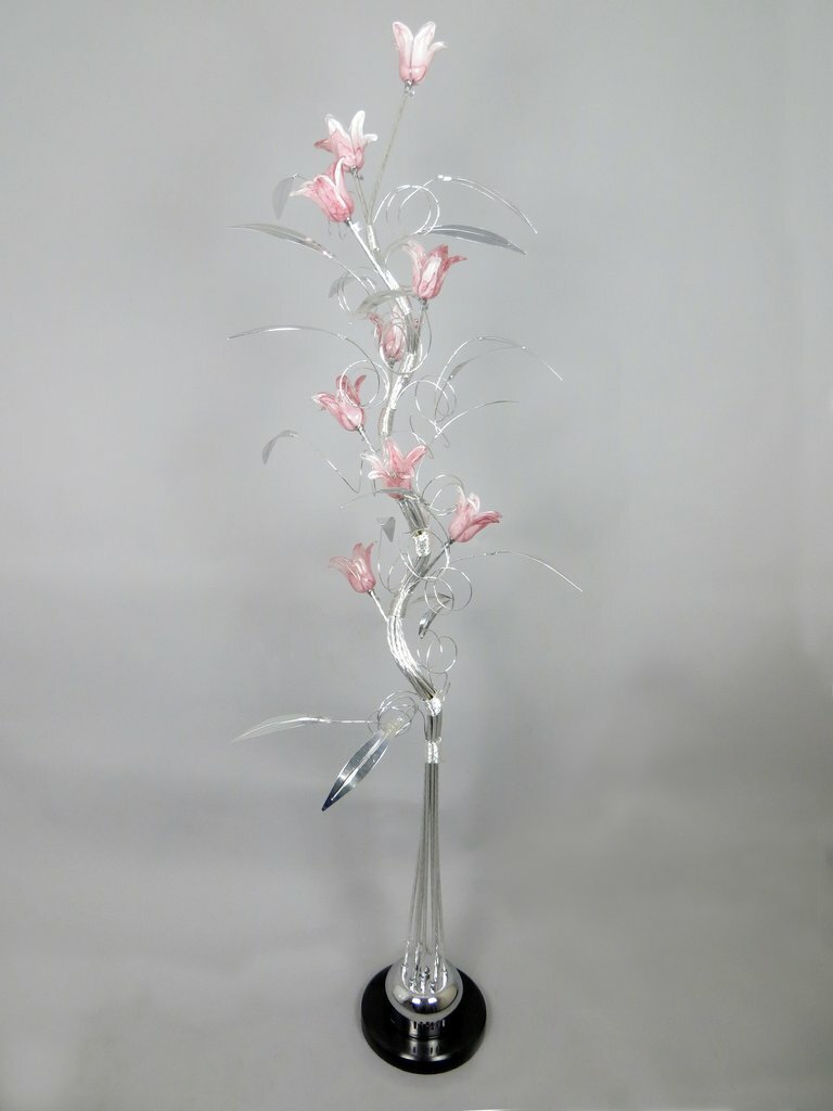 led flower floor lamp