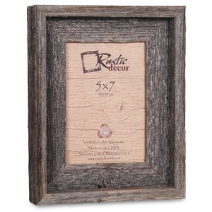 Barn Wood Reclaimed Wood Signature Picture Frame