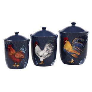 Red Rooster Canisters Wayfair