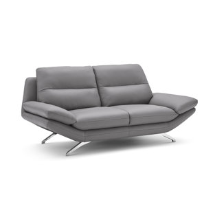 Go to store & view more images Orren Ellis Brandonville Leather Loveseat