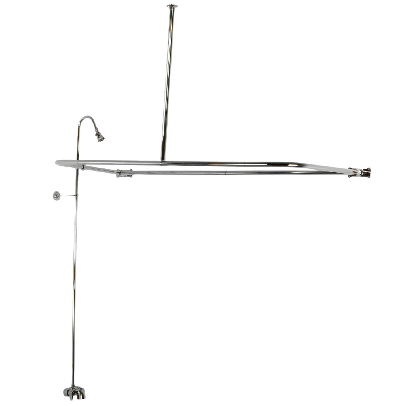 Kingston Brass Vintage Convert To Shower Double Handle Wall