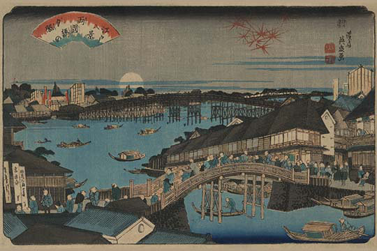 Buyenlarge Evening Glow At Ryogoku Bridge By Ikeda Eisen Painting Print Wayfair Buyenlarge Evening Glow At Ryogoku Bridge By Ikeda Eisen Painting Print Wayfair