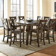 9 piece pub style dining set