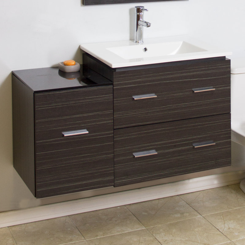 American Imaginations Modern 37" Single Bathroom Vanity Base Only Wayfair