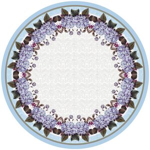 Hydrangea Round Tablecloth