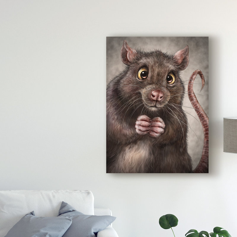 Winston Porter Rat Totem Acrylic Painting Print On Wrapped