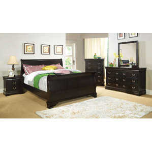 Dinah Sleigh Bed by Darby Home Co