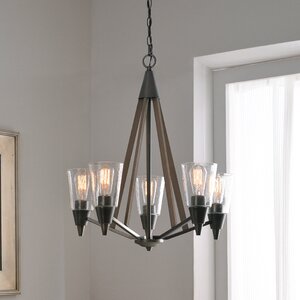 Rosemary 5-Light Candle-Style Chandelier