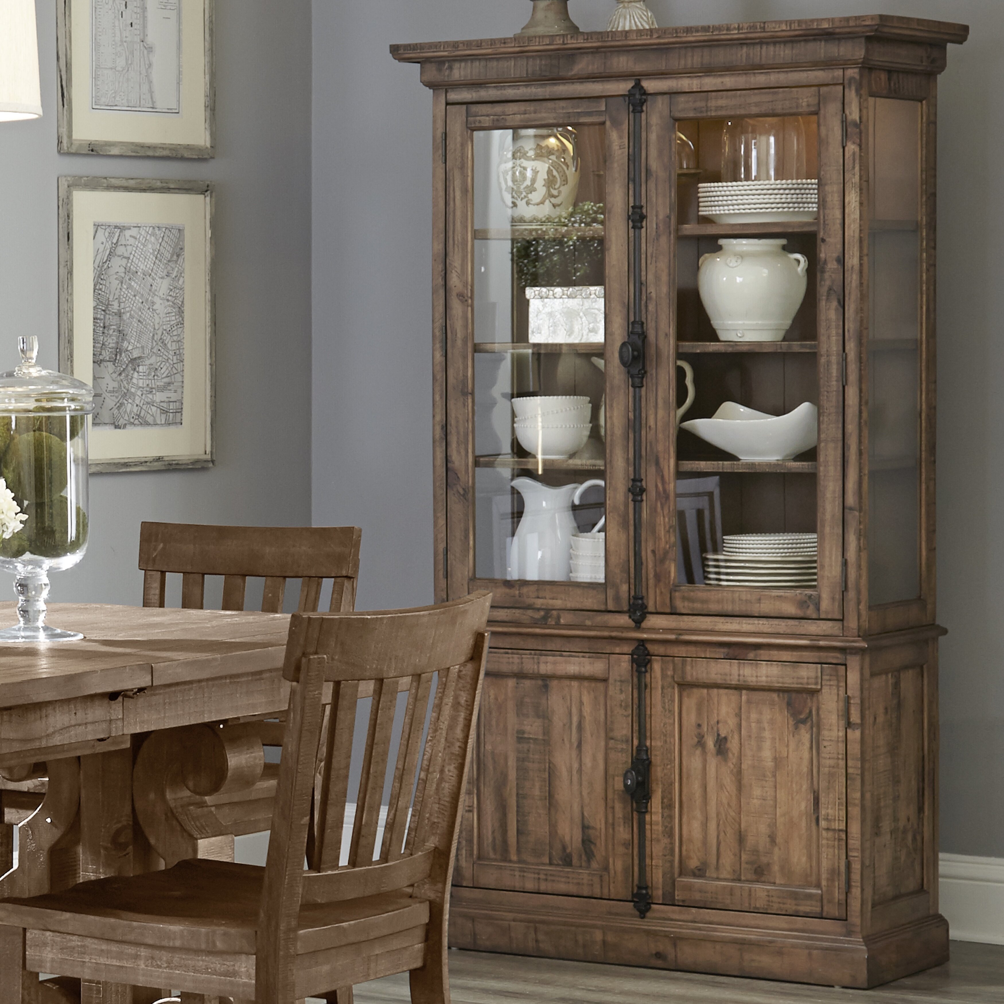 Filkins Lighted China Cabinet Reviews Joss Main