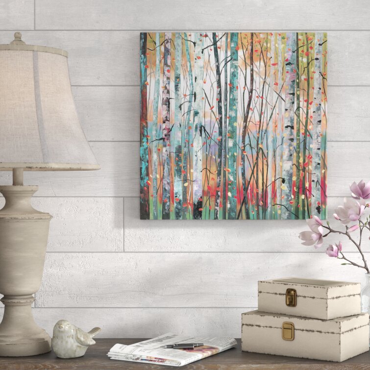 Andover Mills™ Colorful Nature Forest - Print on Canvas & Reviews | Wayfair