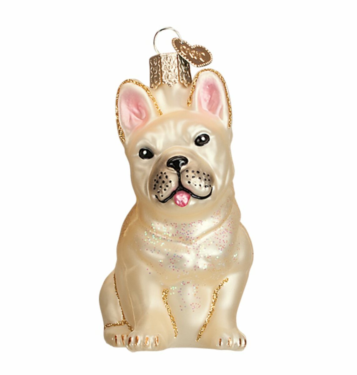 Wood Burned Christmas ornament Farting Frenchie Funny Frenchie French Bulldog