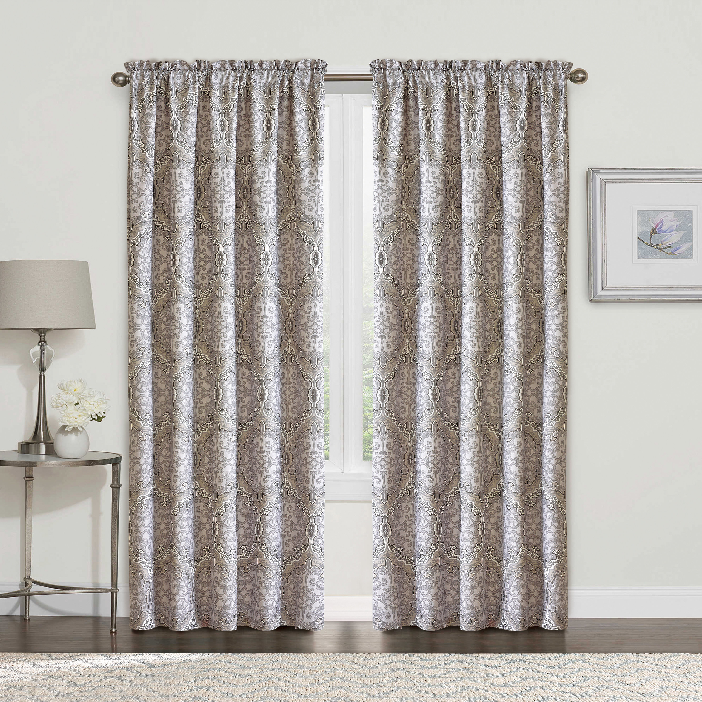 Talmadge Medallion Room Darkening Curtains Find Best Quality Polyester 64 Inch Room Darkening Burgundy Blackout Curtains With Grommets Here At Tableclothsfactory Blockout Unwanted Light