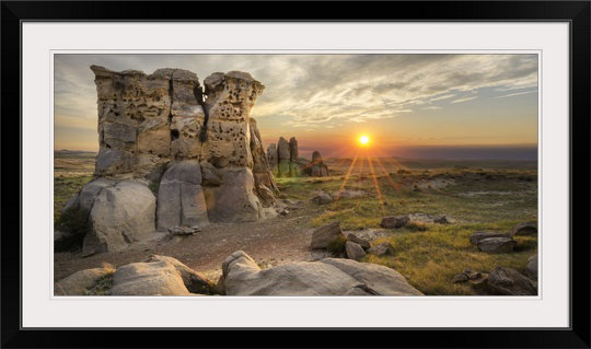 'Medicine Rocks State Park Montana' Photographic Print