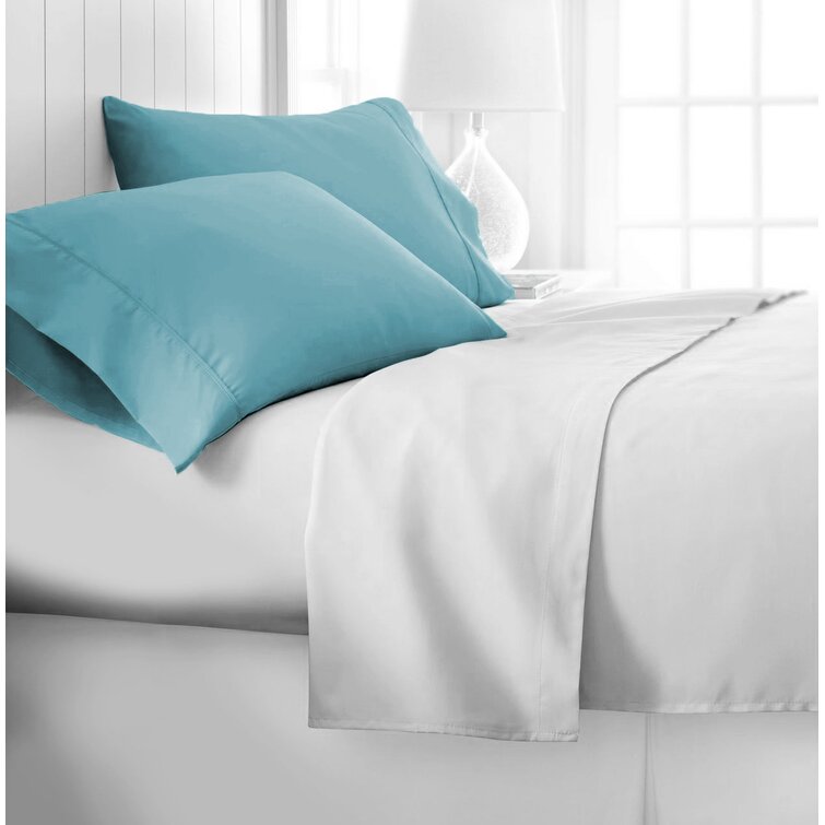 Basics Ultra-Soft Cotton Pillowcases King Midnight Blue Set of 2 Breathable Easy to Wash
