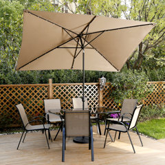 Lighted Rectangular Patio Umbrellas You Ll Love In 2020 Wayfair