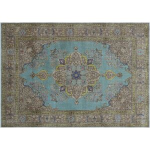 Binx Hand-Knotted Blue Area Rug