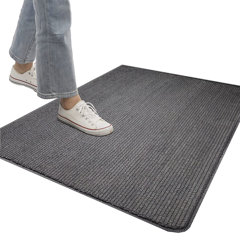 Black Porch Patio Lifewit Front Door Mat Water Absorbent Low Profile 32 x 20 Machine Washable Doormat for Indoor Non Slip Rubber Entrance Rug Dirt Trapper Mats Shoes Scraper for Entry 
