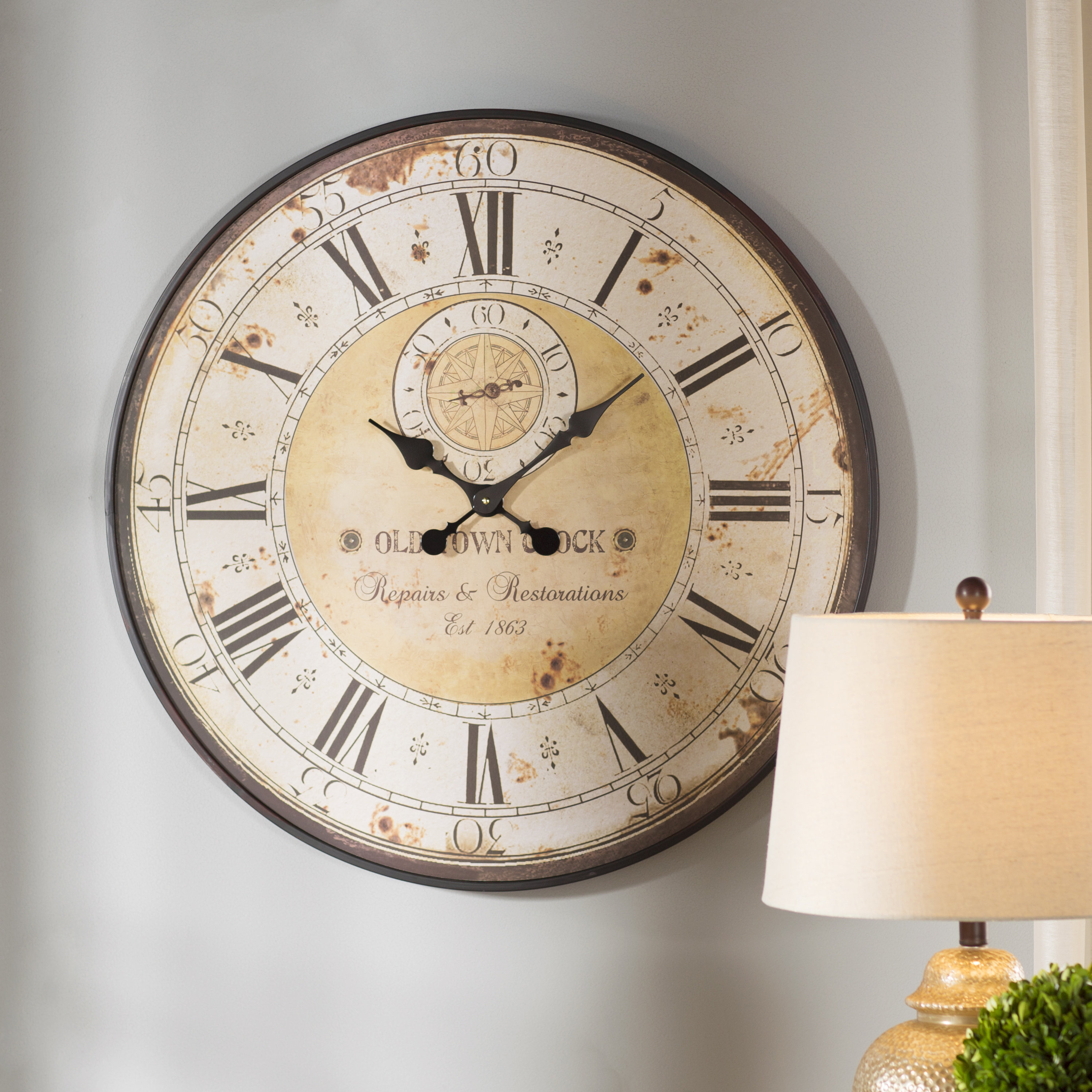 Large Metal Wall Clocks Youll Love In 2021 Wayfair