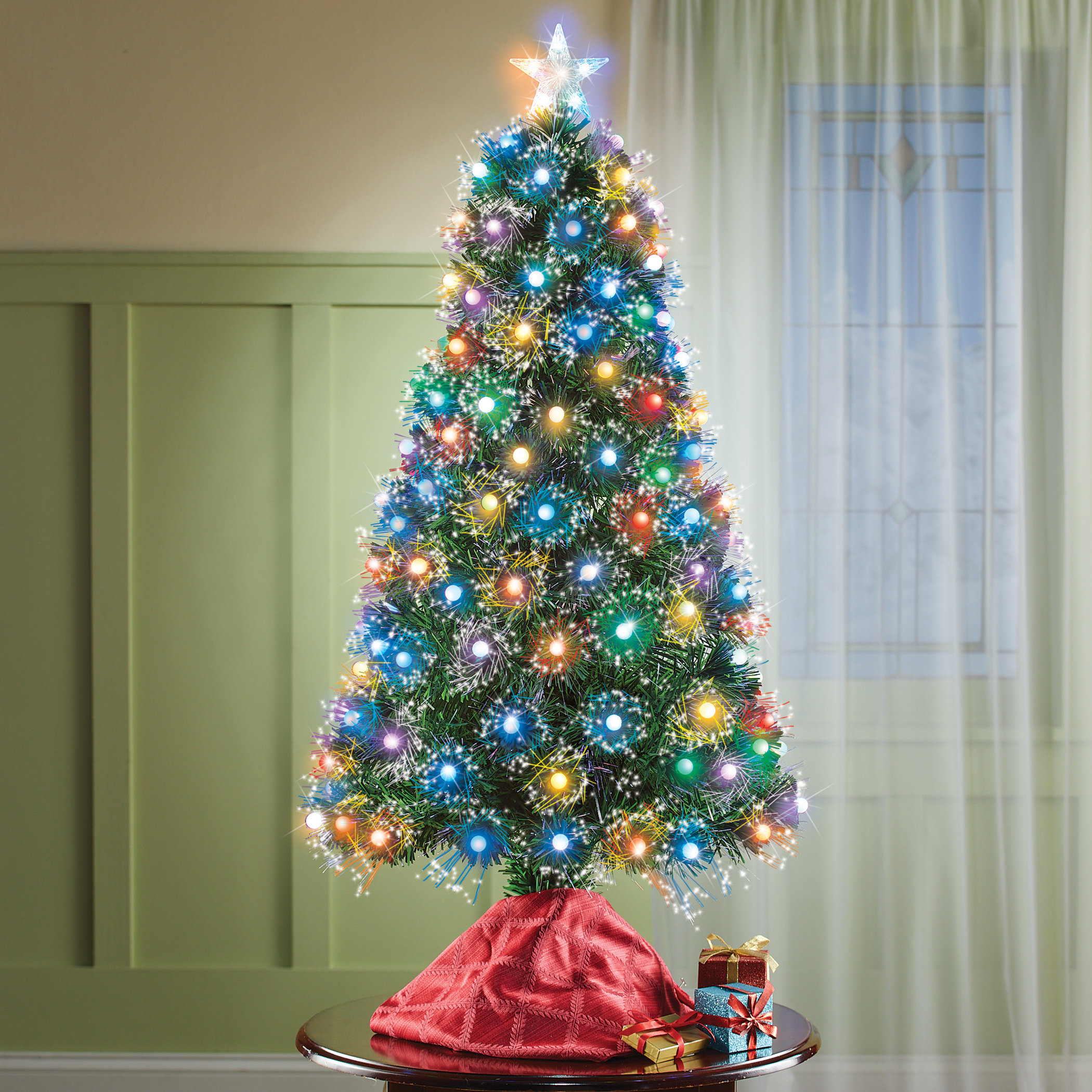 The Holiday Aisle® ColorChanging Tabletop Tree Wayfair