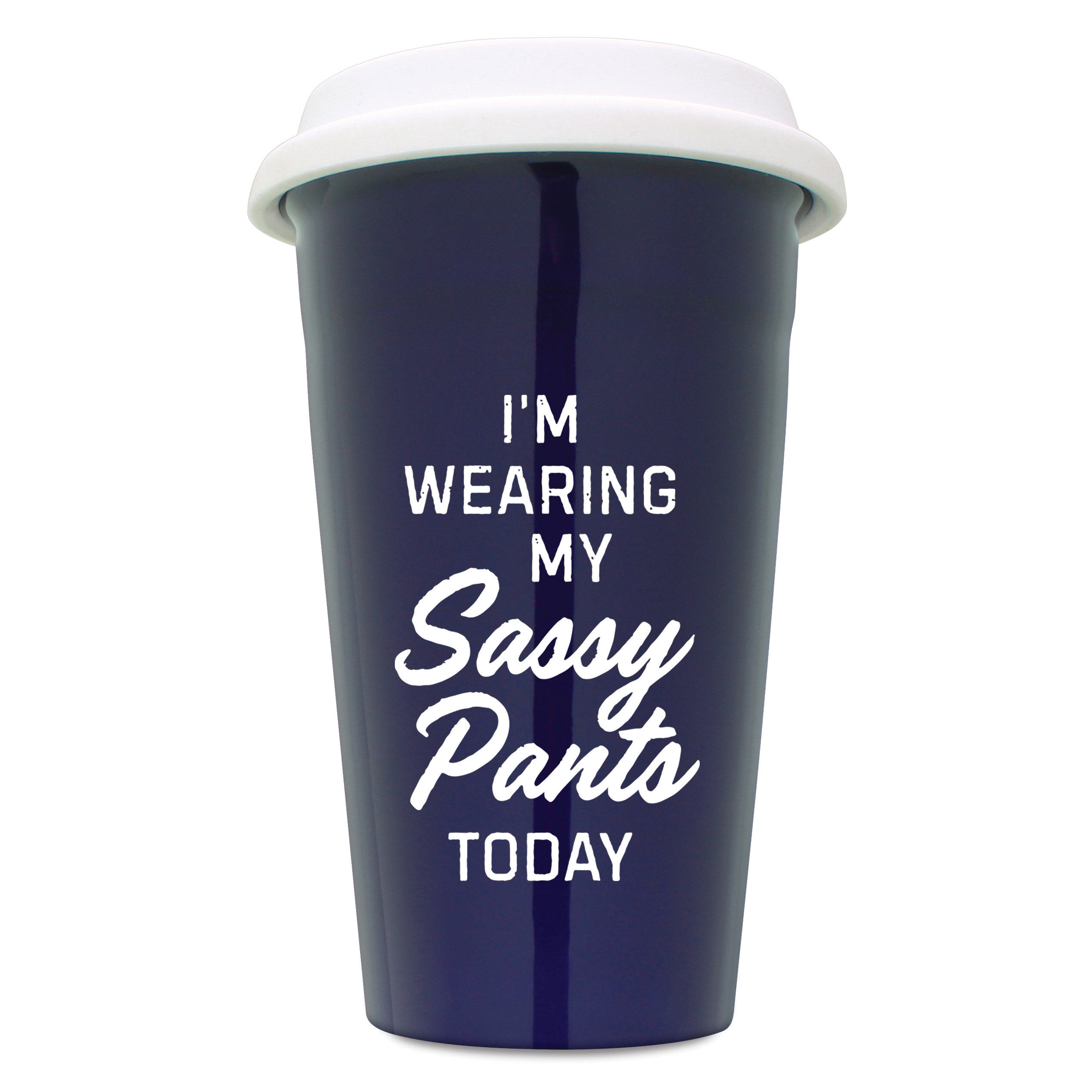 sassy travel mug